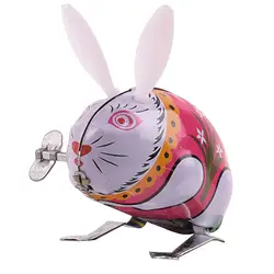 Обучающие ветра до рождения Забавная детская игрушка милые красочные детские мультфильм Пасхальный подарок Заводной кролик прыгает