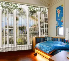 3d Curtains for the Living Room Simple Kitchen Window Curtains 3d Blackout Sheer Curtains