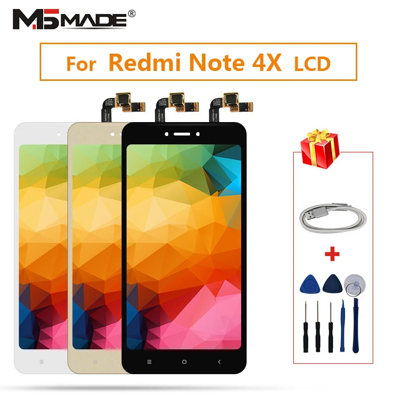 

AAA Quality For Xiaomi Redmi Note 4X LCD Touch Screen Display For Redmi Note 4 Global Version LCD Only For Snapdragon 625