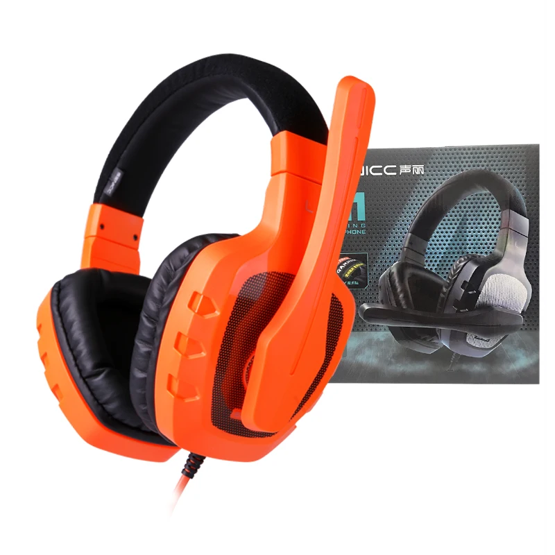 SENICC A1 светильник мощный бас игровые наушники SoundSmart шумоподавление микрофон