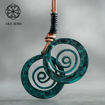 

2020 Screw Necklaces Pendants Rope Chain Sweater Statement Jewelry Women Accessories Handmade Female Girl Unique Big Decoration