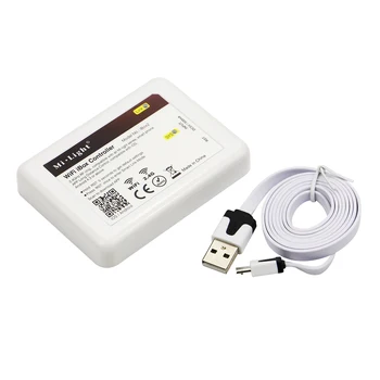 

[DBF]2.4G Mi.Light Wireless WiFi Bridge Controller Wifi iOS Android Led Remote Controller For Single Color 3528/5050 LED Strip