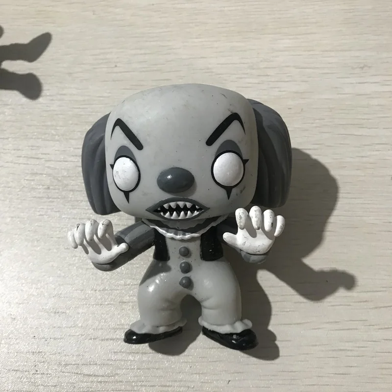 

2018 Rhode Island Comic Con Exclusive Funko pop Secondhand Pennywise Grey Vinyl Action Figure Collectible Model Loose Toy No Box