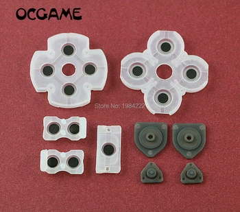 

OCGAME Rubber Conductive Button Pads Replacement for PlayStation 4 PS4 Controller Button Repair Pads with Coding 12sets/lot