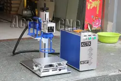Машина маркировки лазера волокна 2019 ACCTEK с компьютером для металла и неметалла