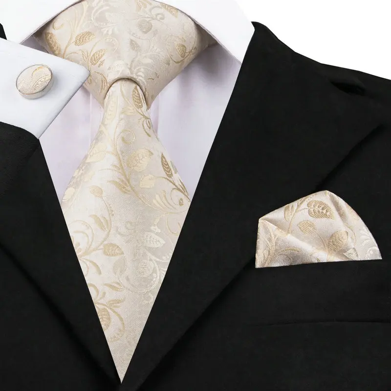 SN-1167, цветочный галстук Hanky запонки комплекты Для мужчин шелковые галстуки для Для мужчин Формальные Свадебная вечеринка жених