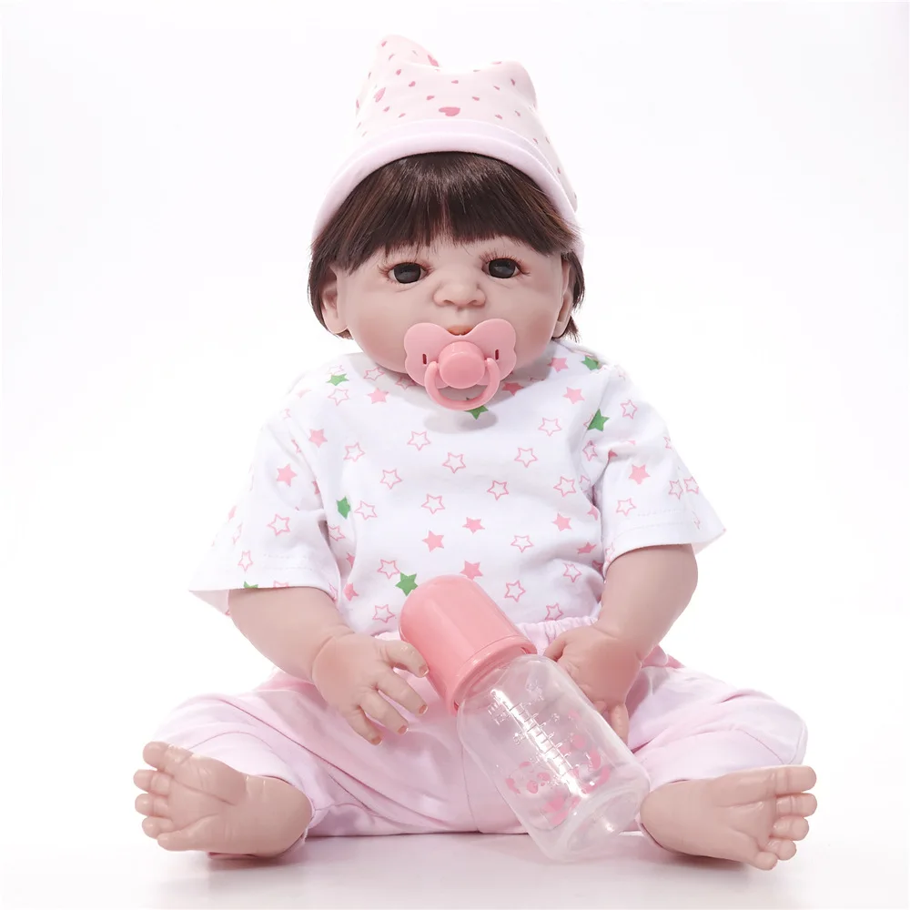 

55CM Hot Sale New Arrival 22" Adorable Reborn Baby Doll Innovative Cheap Lovely Baby Dolls For Kid Birthday Gift Toddler Toy