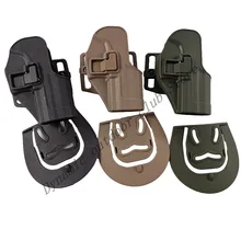 Tactical Training Hunting Left Right hand gun Holster For Glock 17/HK/ USP/1911/P226/ M9 Black Color Waist Airsoft Gun Holster gun quick pulling nylon plastic waist holster for p226 black