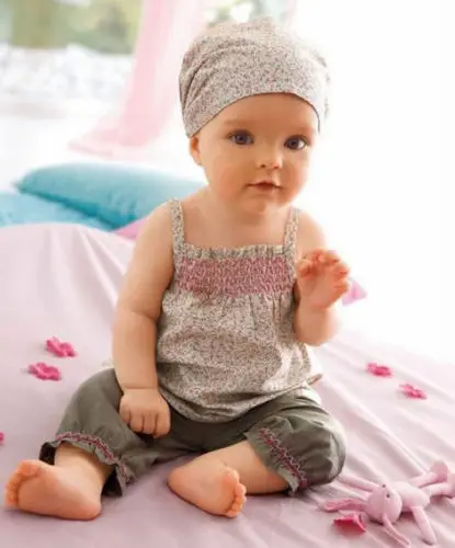

3pcs Baby sets Infant Girl Kids clothing set Headband+Top+Pants suits Floral Outfit Set Clothes