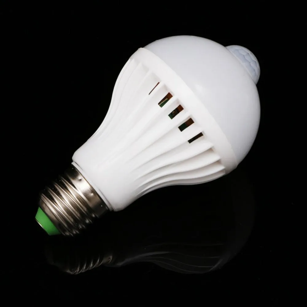 

5W/7W/9W/12W E27 LED PIR Infrared Motion Detection Sensor Light Bulb Smart Light Bulb Energy Saving for Lobby Carport Hallway
