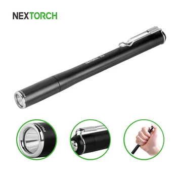 

NEXTORCH LED Penlight Flashlight 180 Lumen Shockproof Waterproof AAA Ultra Bright Pocket Flashlight for Camping Outdoors #K3
