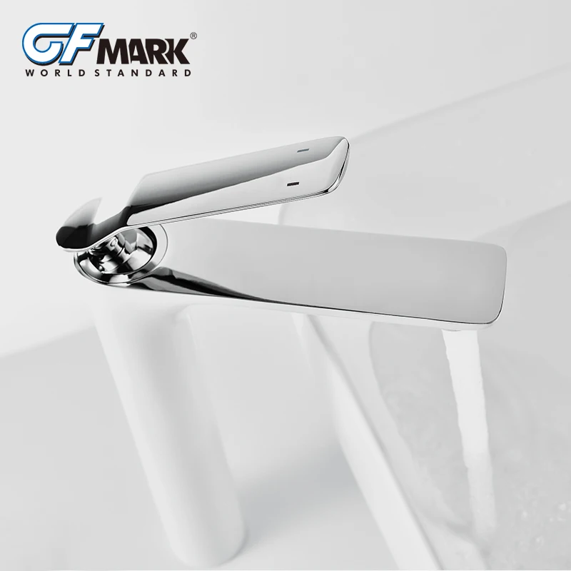 Смеситель для ванной комнаты GFmark латунный кран раковины современный дизайн
