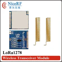 2 шт./лот LoRa1278 100 мВт 4 км дальние расстояния и высокая чувствительность(-139 дБм) 433 МГц Беспроводной RF модуль