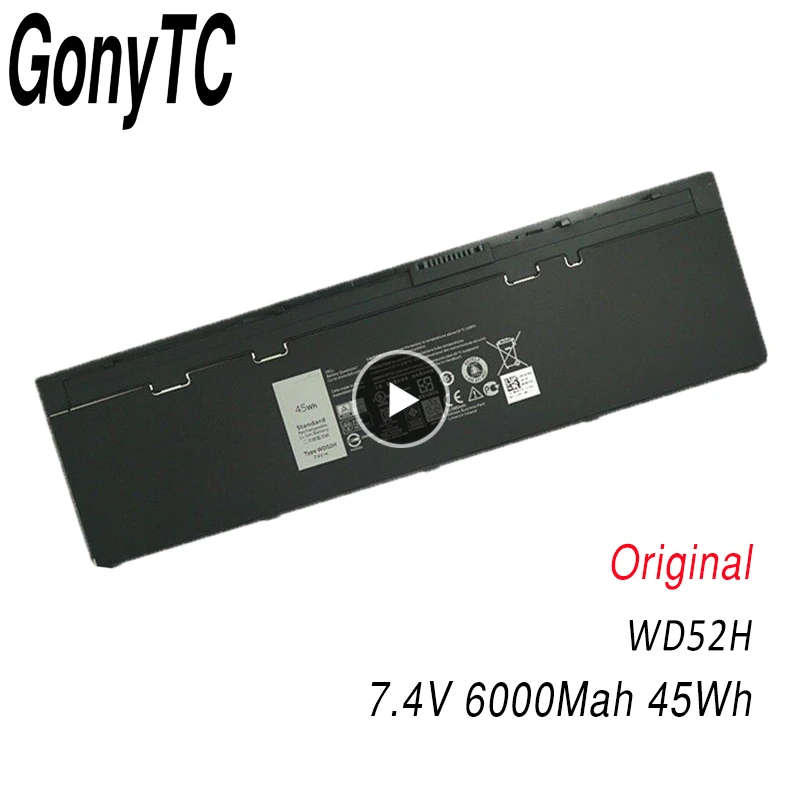 GONYTC WD52H VFV59 ноутбук Батарея для DELL Latitude E7240 E7250 W57CV 0W57CV GVD76 VFV59 Батарея 7,4 V 45WH