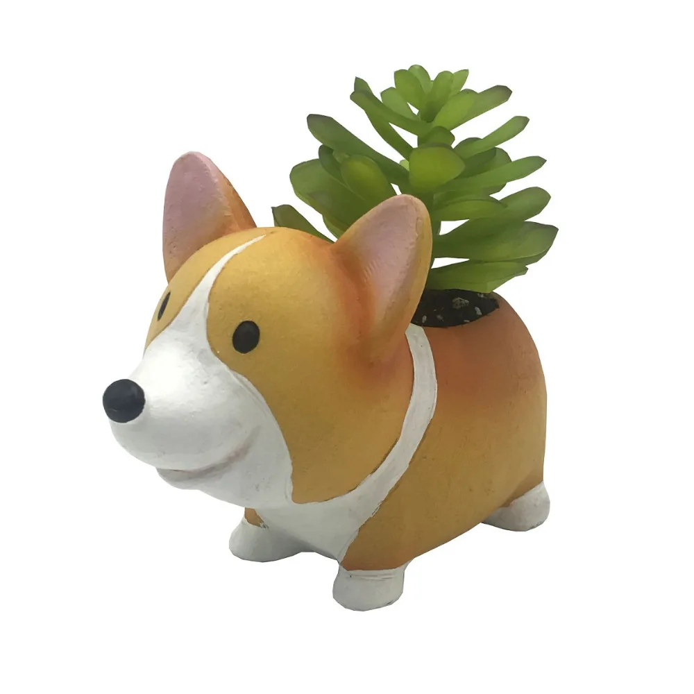 

Cute Cartoon Animal Shaped Succulent Cactus Flower Pot Planter for Home Garden Office Desktop Decoration (Plant Not Included)