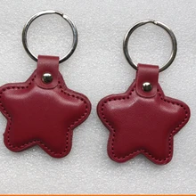 50 шт. M1108 13,56 МГц кожаный брелок карты кожа IC брелоки карты IC