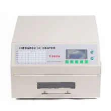 PUHUI T962A инфракрасная Интеллектуальная паяльная печь с оплавлением 1500 Вт 300X320 мм Инфракрасный IC обогреватель T-962A для BGA SMD SMT паяльная