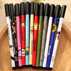 24 шт./компл. корейский канцелярский магазин kawaii милый мультфильм гель для дизайна чернильная ручка гелиевая ручка школьные принадлежности