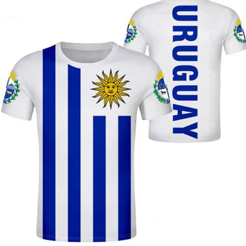 

URUGUAY youth male diy custom made name number photo ury boy t shirt nation flag uy uruguayan spanish country college clothes