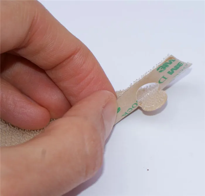 

SJ4570 Dual Lock Low Profile 12/15/20mm Clear Dots Reclosable Fastener 3M Coins Fastener with Mushroom Stems Shaped, 30pcs/lot
