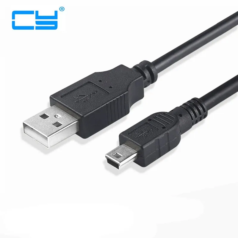 0,3 м 0,5 м 150 см 3 м 5 м 2,0 Мини USB зарядный кабель шнур для камеры sony PS3 контроллер Чистая медь E2shopping