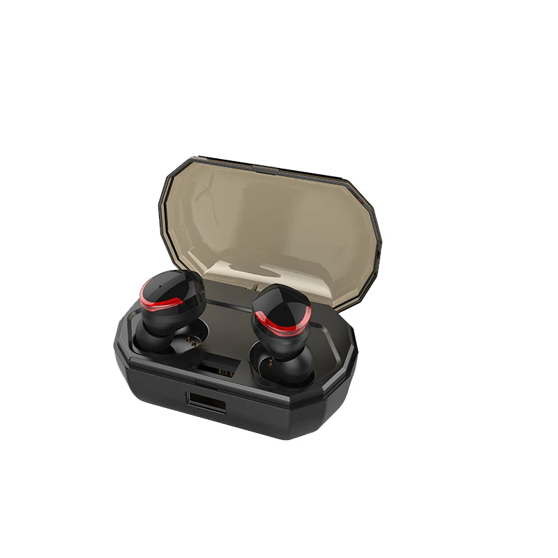 VTIN TWS Bluetooth Headset 5.0 Wireless Mini Power Digital Display Touch Control IPX6 Waterproof Bluetooth In-ear Earbud 3000mAh (11)