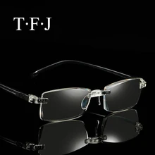 Портативные очки для чтения, мужские увеличительные защитные очки, женские диоптрийные очки без оправы для зрения, дальнозоркости, lunetes de lection 1,0 1,5