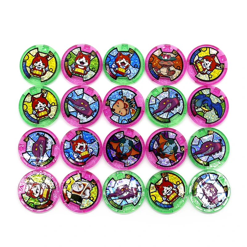 Japanese Anime Yokai Watch DX Peripheral Yo-Kai Wrist Watch Medals Collection Emblem Toy