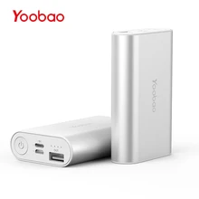 Yoobao SP6 6000 мАч карманный внешний аккумулятор с двойным входом(Micro& Lightning) для iPhone samsung Xiaomi Внешний аккумулятор мобильное зарядное устройство