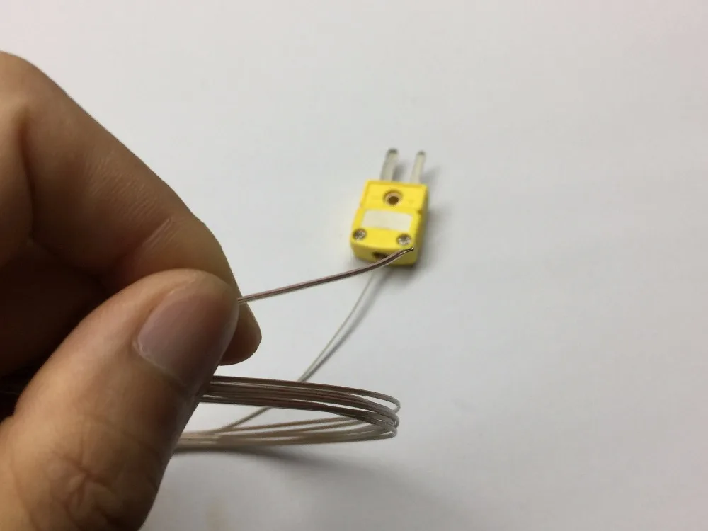 Free shipping 50pc thermocouple type K PTFE temperature cable TT K 30