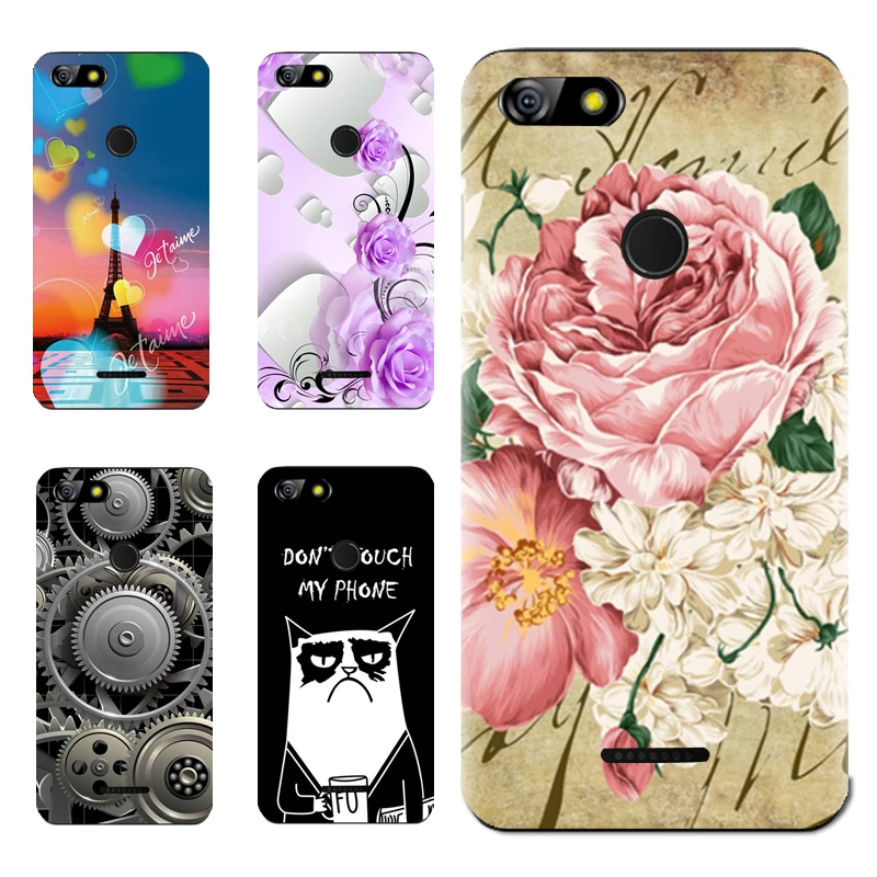 

For BQ 5500L ADVANCE Romantic Luxury Flora Case Cover for BQ-5500L ADVANCE SPARTAK EDITION Cover Bag Cases Shell Housing