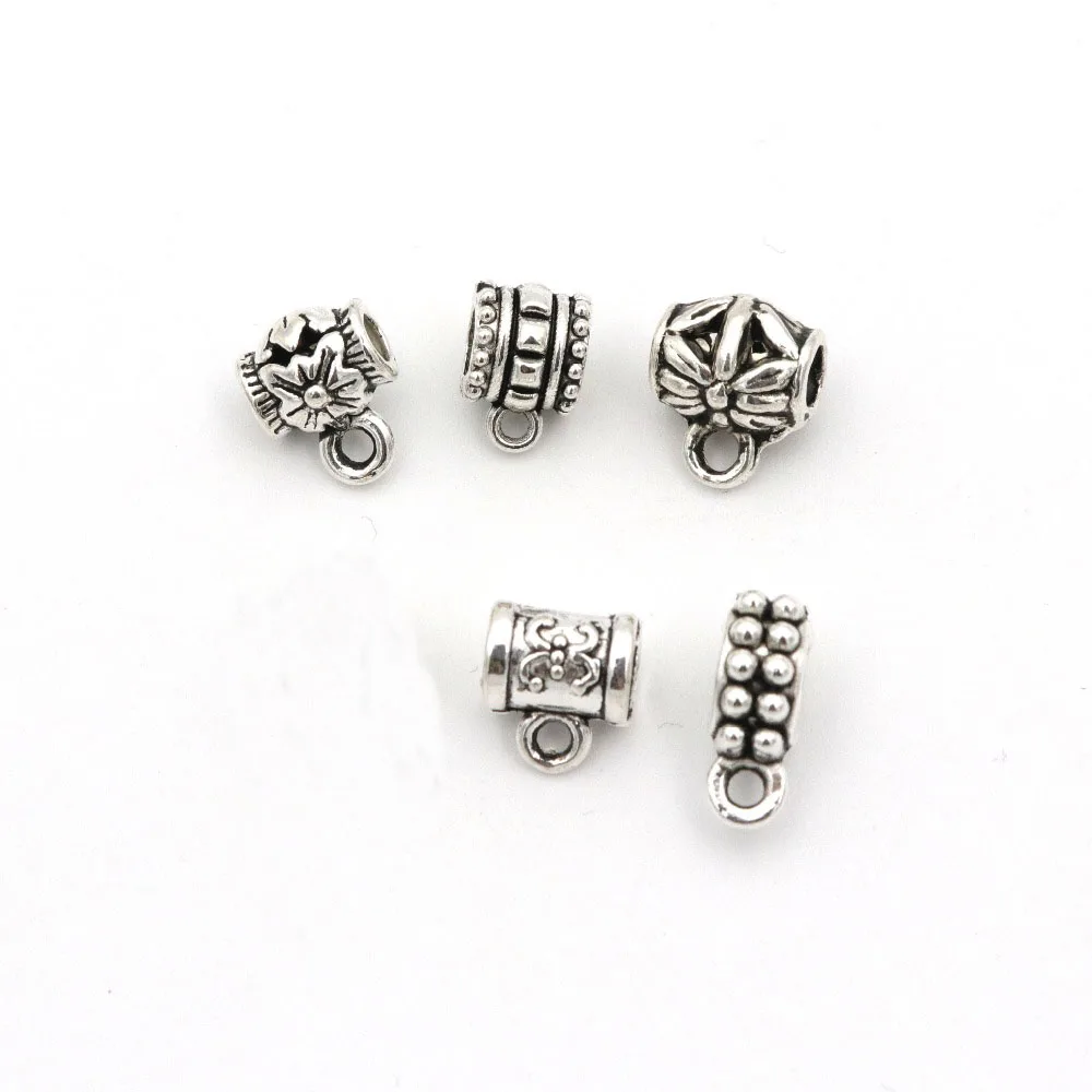 

50pcs/lot Antique Silver Metal Jewelry Connector Charms For Jewelry Findling Diy Accessories Charm Handmade Necklace Bracelet