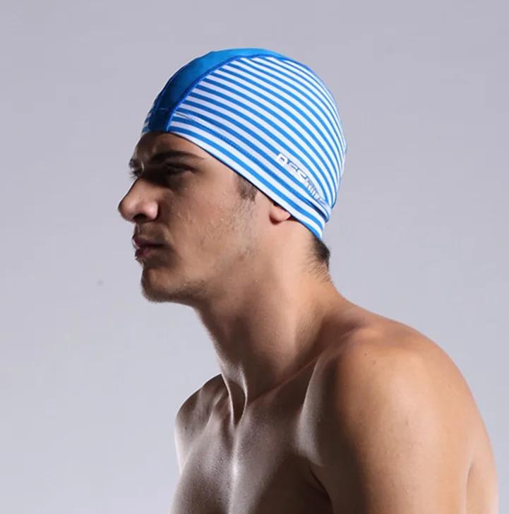SD423 твердые и полосой для мужчин пляжные доска плавание ming шапки ming шапочки для бассейна Спорт бассейн шапочка для бассейна размеры для