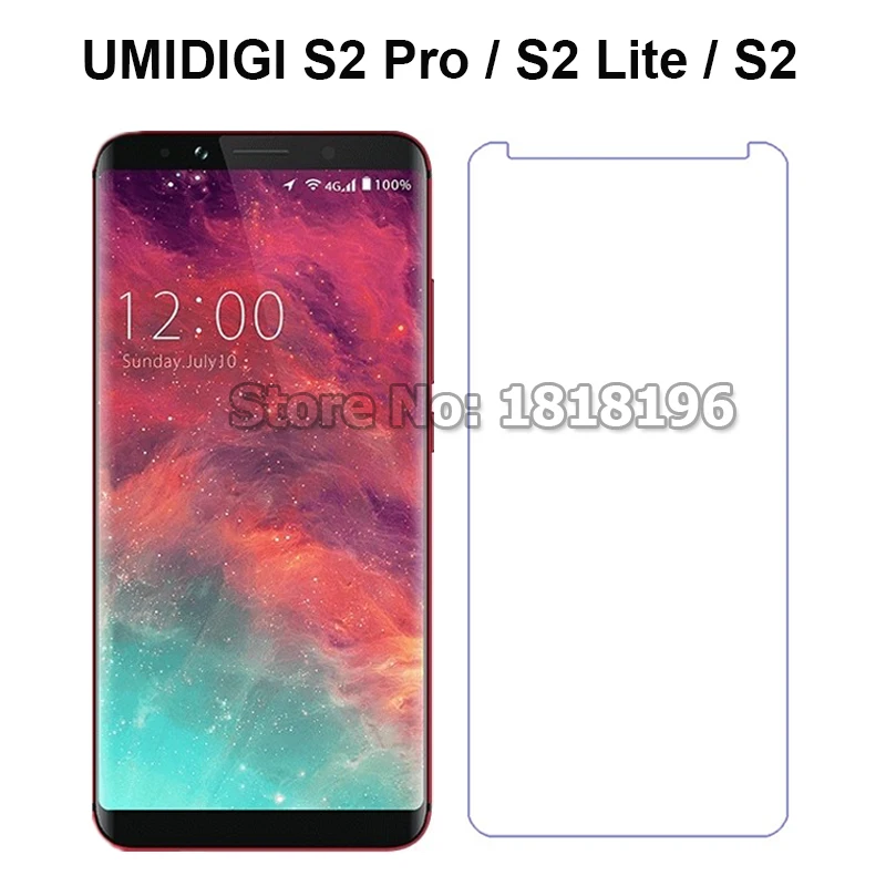 

For UMIDIGI S2 Pro / S2 Lite Case Tempered Glass 9H 2.5D Premium Glass Screen Protector Film For Umi S2 6.0" Screen Protector