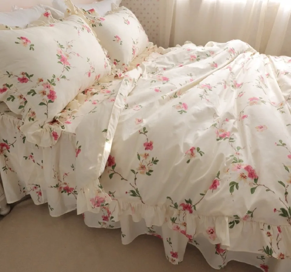 Fadfay Erfly Meadow Fl Bedding Set Elegant French Country Fadfay Erfly Meadow Fl Bedding