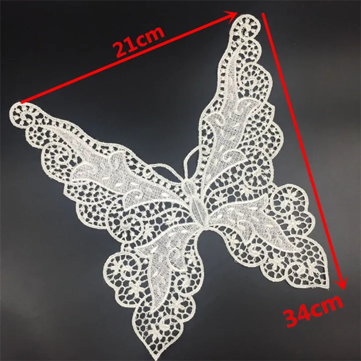 8 Lace Ribbon DIY Fabric Lace Trim Apparel Sewing Women Dress Decor Beautiful China Style Flower Applique Lace Embroidery Neckline