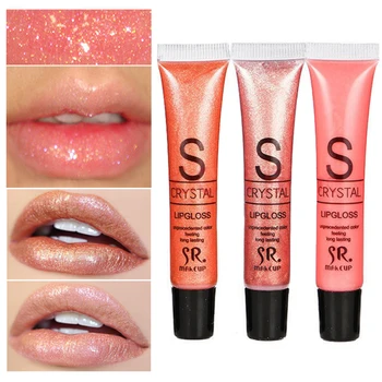 

Brand Makeup for Women Shimmer Lip Gloss Long Lasting Cosmetics Waterproof Glitter Liquid Lipstick Makeup Lip Tint