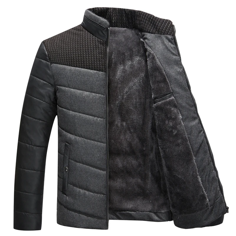 

2018 new Brand winter warm Jacket for men coats casual mens thick coat male slim casual cotton padded outerwear