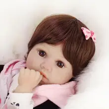 real dolls silicone baby reborn doll 50cm baby girl bebe 20Inch Kids Playmate Gift for Girls Baby Soft Toys for Bouquets 16 inch vinyl silicone reborn baby doll kids playmate gift for girls baby alive soft toys for bouquets bonecas gifts