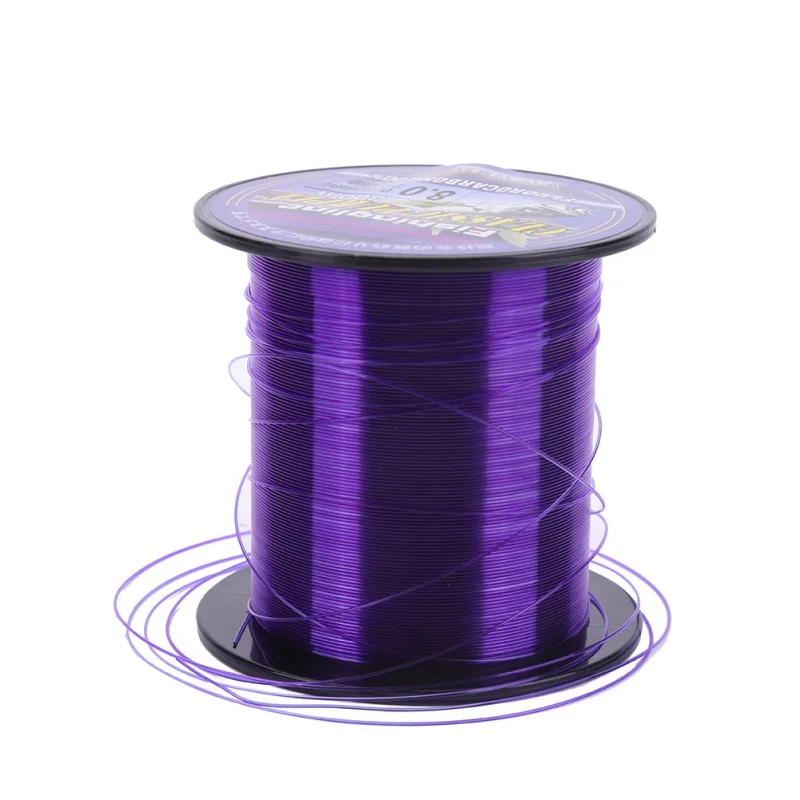 

300M 100% Transparent Fishing Line Purple Super Strong Nylon Not Fluorocarbon Tackle Non Fishing Line
