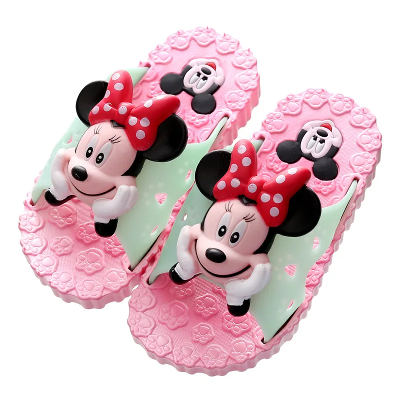 Children cool slippers summer new soft bottom baby slippers cartoon small, medium and large home non-slip Children cool slippers summer new soft bottom baby slippers cartoon small, medium and large home non-slip