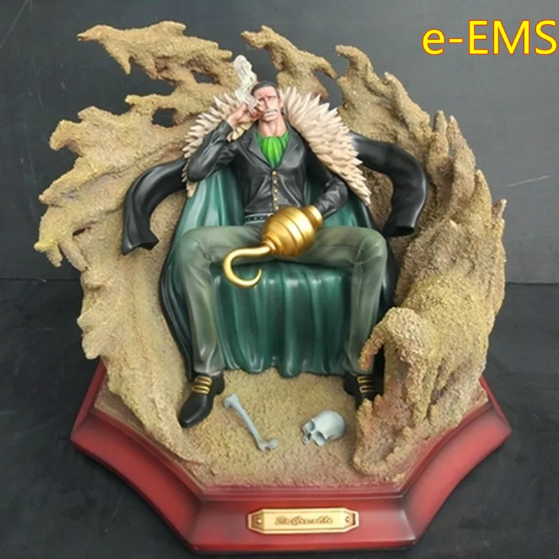 

Anime ONE PIECE Seven Warlords Of The Sea Sir Crocodile Sitting Position GK Resin Statue Action Figure Model Toy G2604