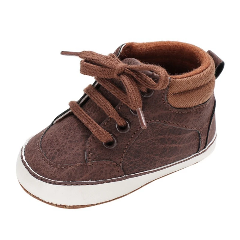 Baby Boy Shoes Newborn Baby Boys First Walkers Shoe Classic Sports Sneakers Toddler Infant Soft Sole Anti-slip First Walker 1