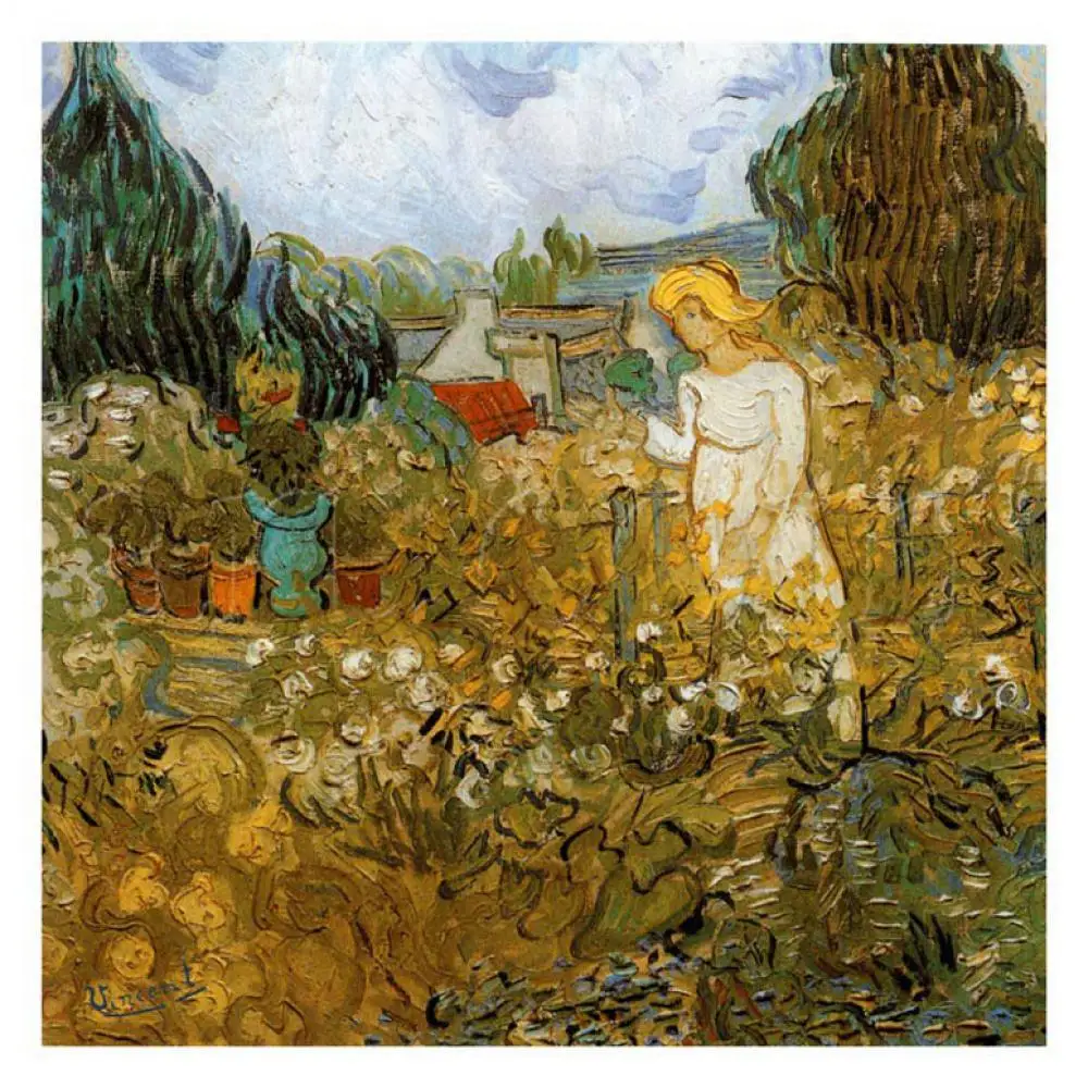 High quality Vincent Van Gogh paintings Marguerite Gachet Dans Son Jardin oil on canvas hand-painted Home decor | Дом и сад