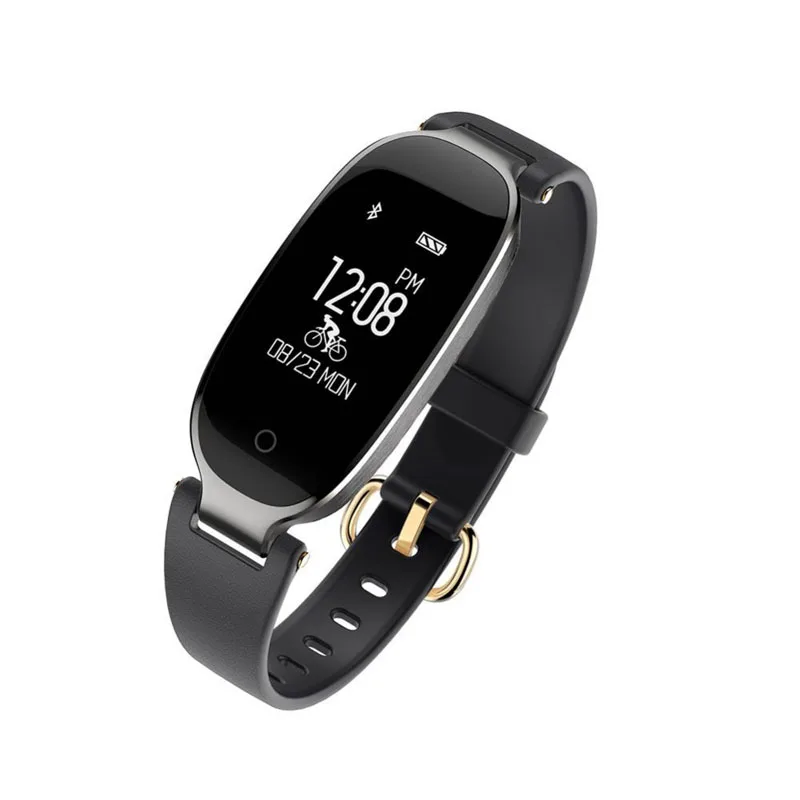 Elegant Smart Band for Women Heart Rate Bracelet Fitness Tracker S3 Sports Smartband Waterproof Wristband Exercise Tracking
