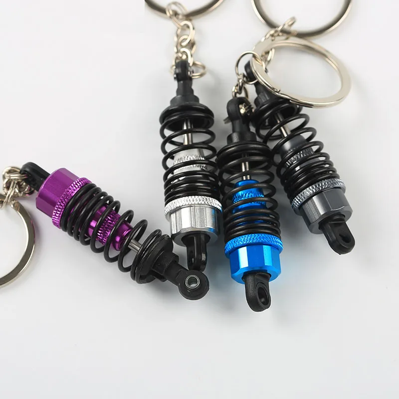 Shock absorber keychain key ring coilover damper car key chain key