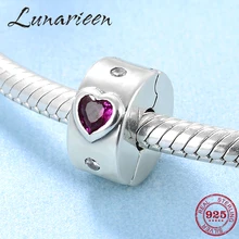 Новинка, Стерлинговое Серебро 925 пробы, шарм, сделай сам, для фиксации, бусины, изготовление ювелирных изделий, женские браслеты, трендовые