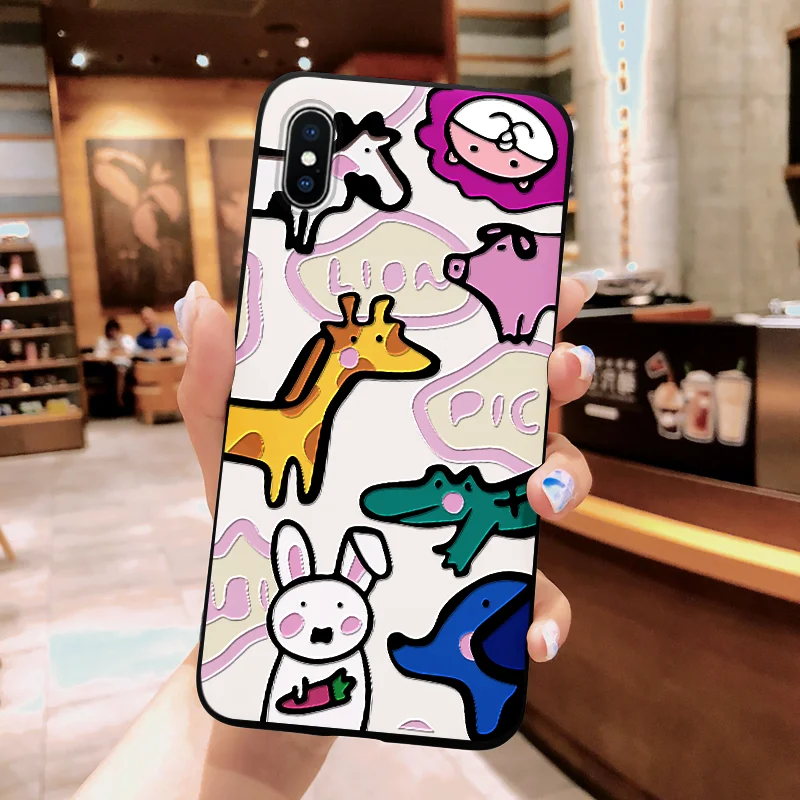 

3D Relief Case For Huawei Y6 Y5 Prime Y9 2019 2018 Honor 10 8X 9 7A Pro Mate 10 20 Pro Lite TPU FOR Huawei nova 3 3i 4 3e Case