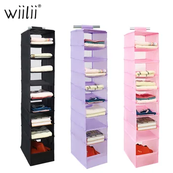 

9 Cell Hanging Storage Box For Sorting Underwear Clothes Shoes Storage Bags Scarf Holder Boxs Door Wall Closet Organizer