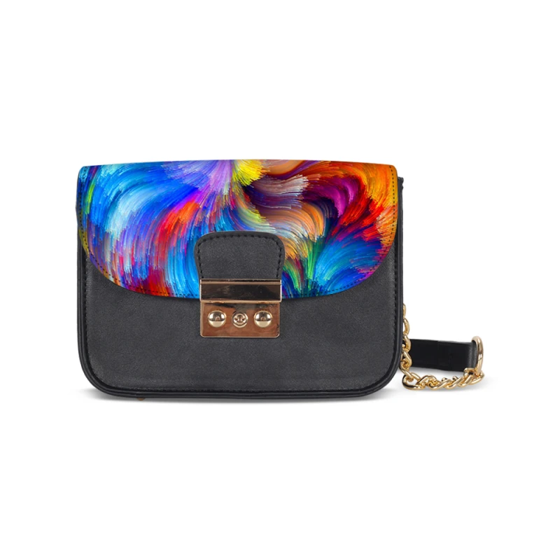 

2019 New Tempera Prints Women Shoulder Bags Luxury Leather Handbags Designer Cross Body Purses Girls Small Messenger Bags Ladies